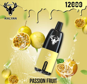 Kalyan 12000 Puffs Passion Fruit disposable vape at Vexora Vape Shop Dubai.