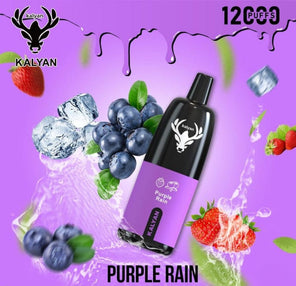 Kalyan 12000 Puffs Purple Rain disposable vape at Vexora Vape Shop Dubai.