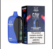 Al Fakher Crown Bar 50K Puff Blueberry Cherry Cranberry flavour at Vexora Vape Shop Dubai.