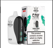 Al Fakher Crown Bar 50K Puff Cool Mint flavour at Vexora Vape Shop Dubai.
