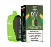 Al Fakher Crown Bar 50K Puff Lemon Lime Cherry Fizz flavour at Vexora Vape Shop Dubai.