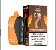 Al Fakher Crown Bar 50K Puff Mango Pineapple Grapefruit flavour at Vexora Vape Shop Dubai.