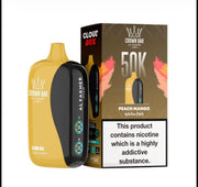 Al Fakher Crown Bar 50K Puff Peach Mango flavour at Vexora Vape Shop Dubai.