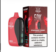 Al Fakher Crown Bar 50K Puff Strawberry Cherry flavour at Vexora Vape Shop Dubai.