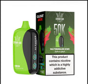 Al Fakher Crown Bar 50K Puff Watermelon Kiwi flavour at Vexora Vape Shop Dubai.