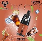 Kalyan 12000 Puffs Coke Ice disposable vape at Vexora Vape Shop Dubai.