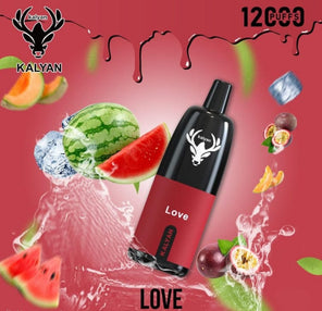 Kalyan 12000 Puffs Love disposable vape at Vexora Vape Shop Dubai.