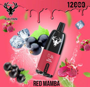 Kalyan 12000 Puffs Red Mamba disposable vape at Vexora Vape Shop Dubai.