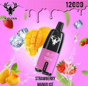 Kalyan 12000 Puffs Strawberry Mango Ice  disposable vape at Vexora Vape Shop Dubai.