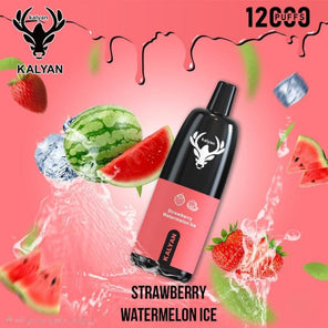 Kalyan 12000 Puffs Strawberry Watermelon Ice disposable vape at Vexora Vape Shop Dubai.