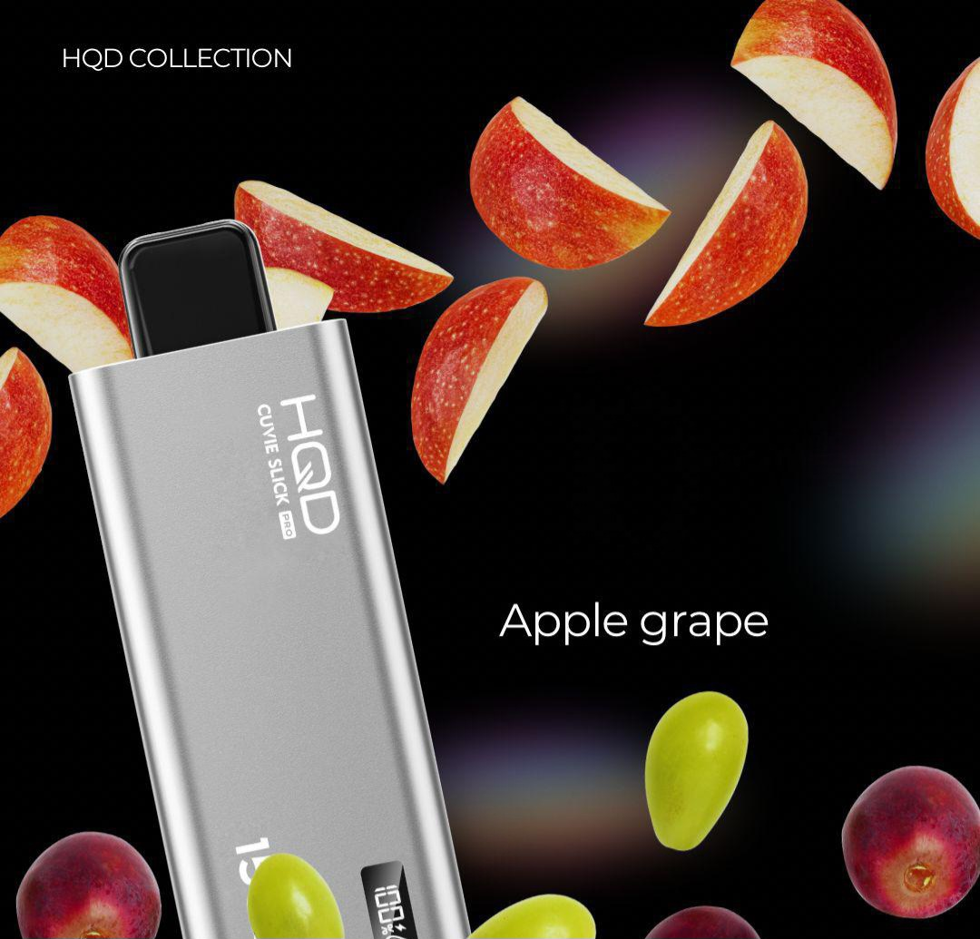 HQD Cuvie Slick Pro 15000 Puffs Apple Grape Disposable Vape