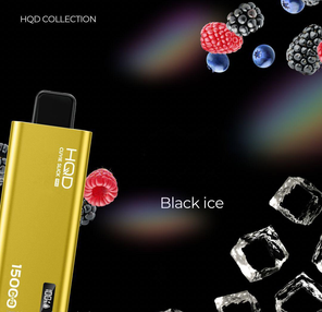 HQD Cuvie Slick Pro 15000 Puffs Black Ice Disposable Vape