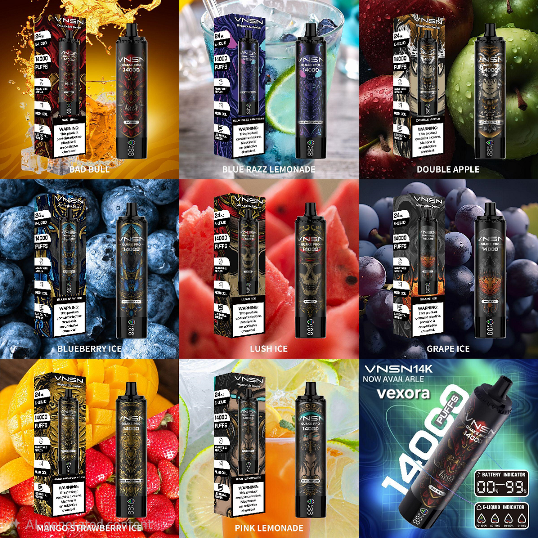Buy VNSN Quake Pro 14000 Puffs Disposable Vape Online UAE | VEXORA Vape Shop Dubai
⭐⭐⭐⭐⭐
