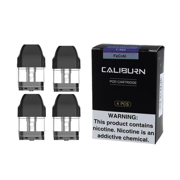 UWELL Caliburn Replacement Pods 2ml 1.4Ω | Premium Refillable Pod Cartridge by Vexora UAE
⭐⭐⭐⭐⭐