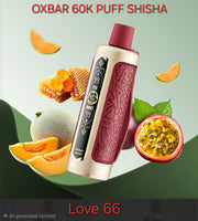 Oxbar Shisha 60000 Puffs Disposable Vape DTL 6MG | VEXORA UAE
⭐⭐⭐⭐⭐
