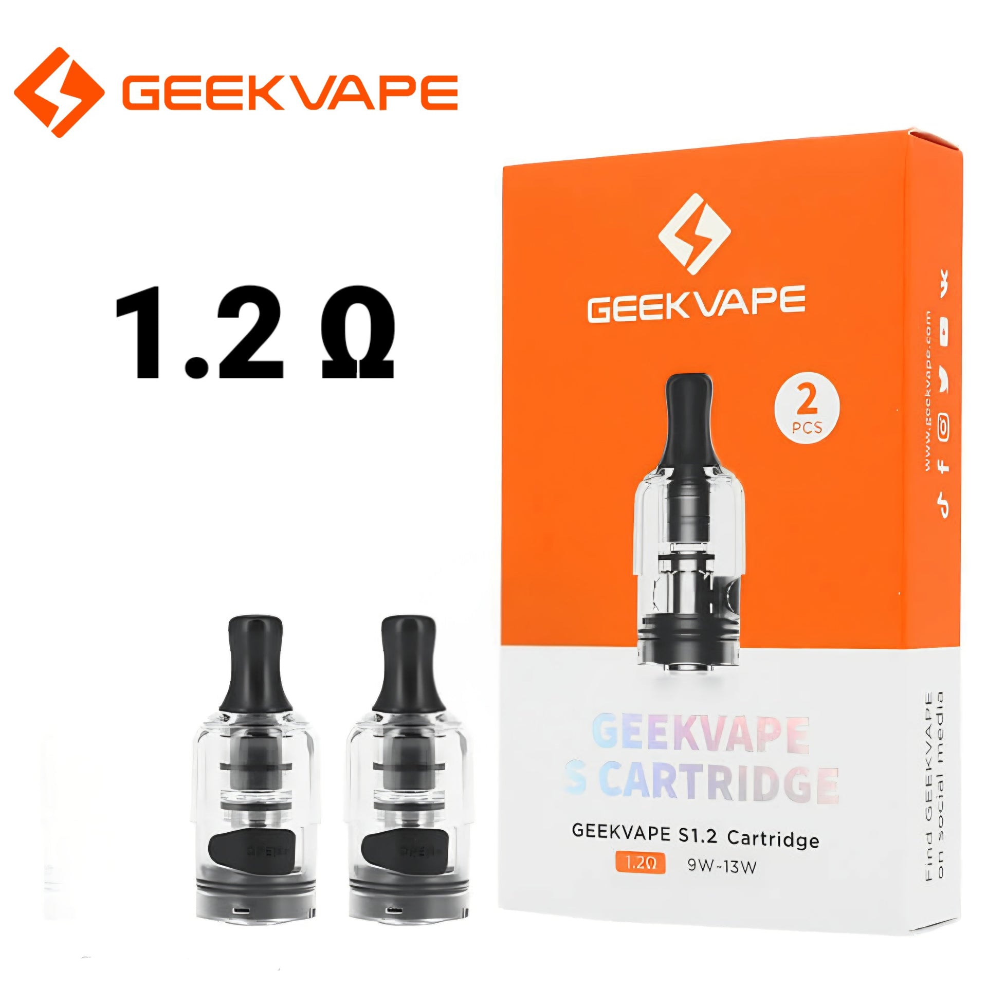 Geekvape Wenax S3 Replacement Pods 2ml (2 Pieces) | VEXORA UAE
⭐⭐⭐⭐⭐