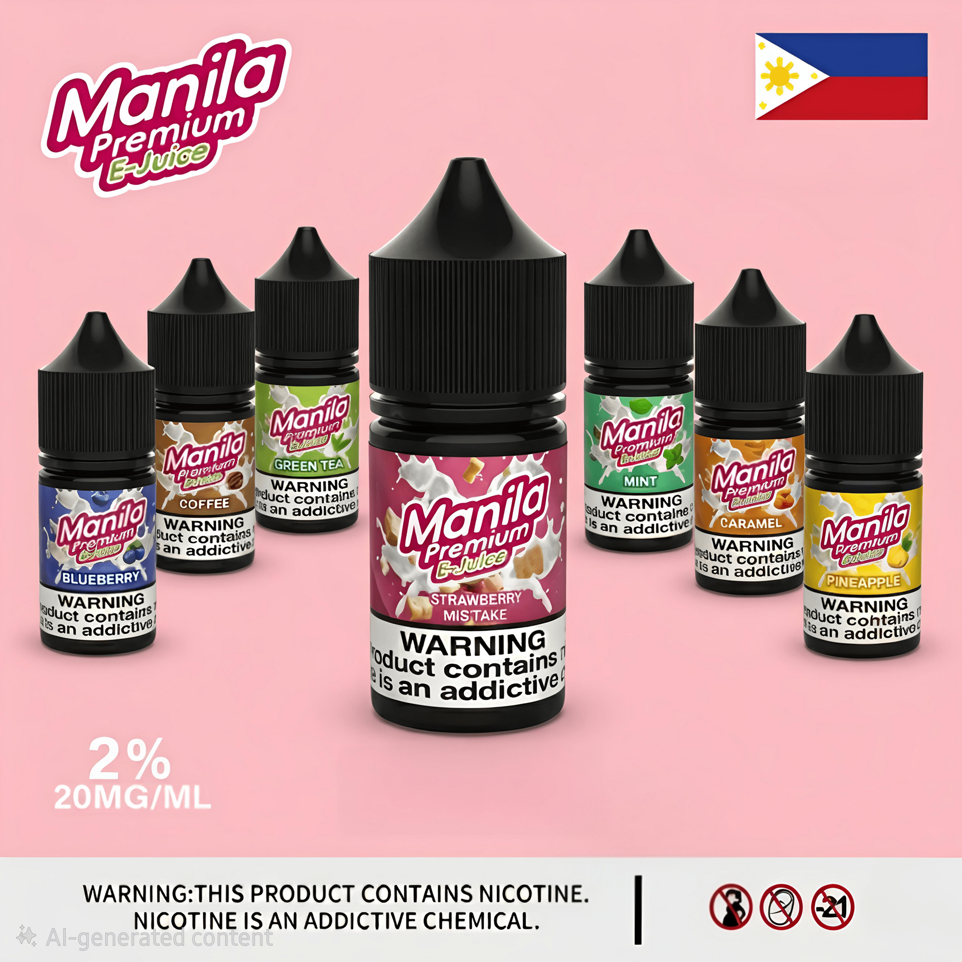 Manila Premium Salt Nic 30ml 20MG Vape Juice | VEXORA UAE
⭐⭐⭐⭐⭐