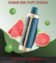 Oxbar Shisha 60000 Puffs Disposable Vape DTL 6MG | VEXORA UAE
⭐⭐⭐⭐⭐
