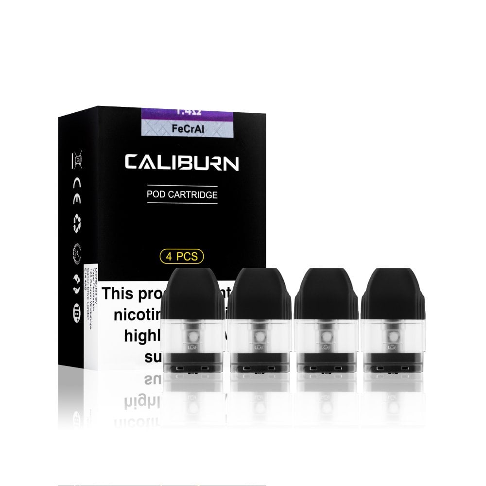 UWELL Caliburn Replacement Pods 2ml 1.4Ω | Premium Refillable Pod Cartridge by Vexora UAE
⭐⭐⭐⭐⭐