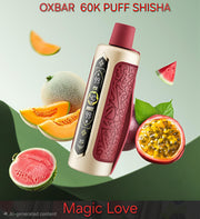 Oxbar Shisha 60000 Puffs Disposable Vape DTL 6MG | VEXORA UAE
⭐⭐⭐⭐⭐