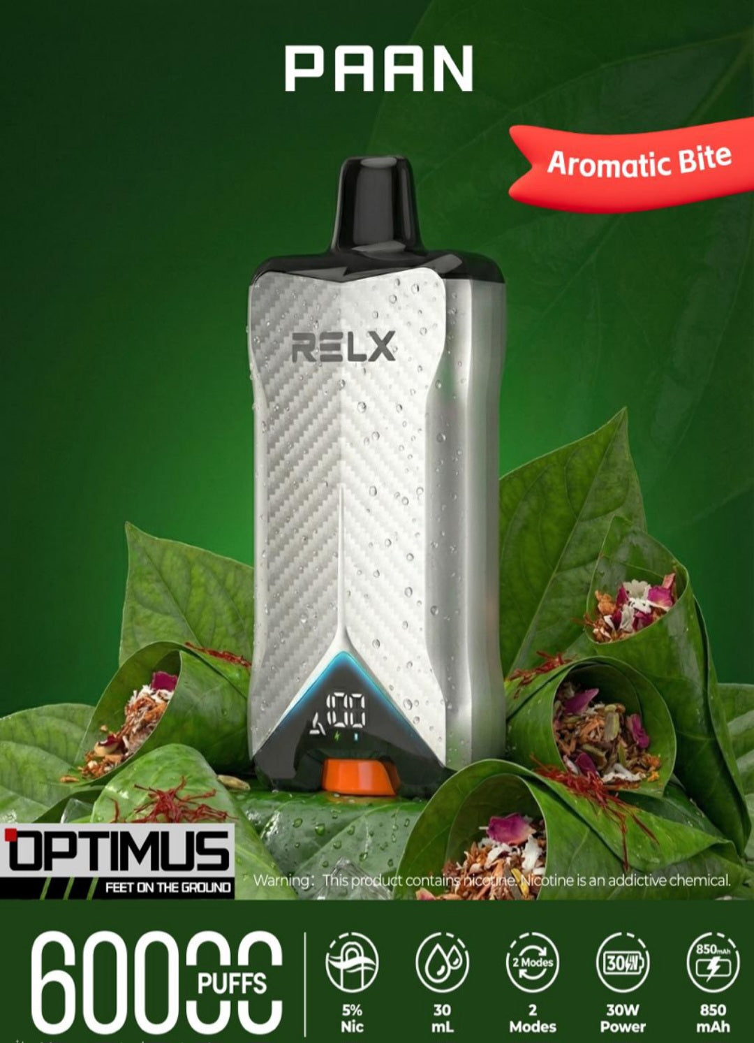 RELX Optimus 60000 Puffs Disposable Vape Dubai | Vexora
⭐⭐⭐⭐⭐