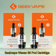 Geekvape Wenax S3 Replacement Pods 2ml (2 Pieces) | VEXORA UAE
⭐⭐⭐⭐⭐