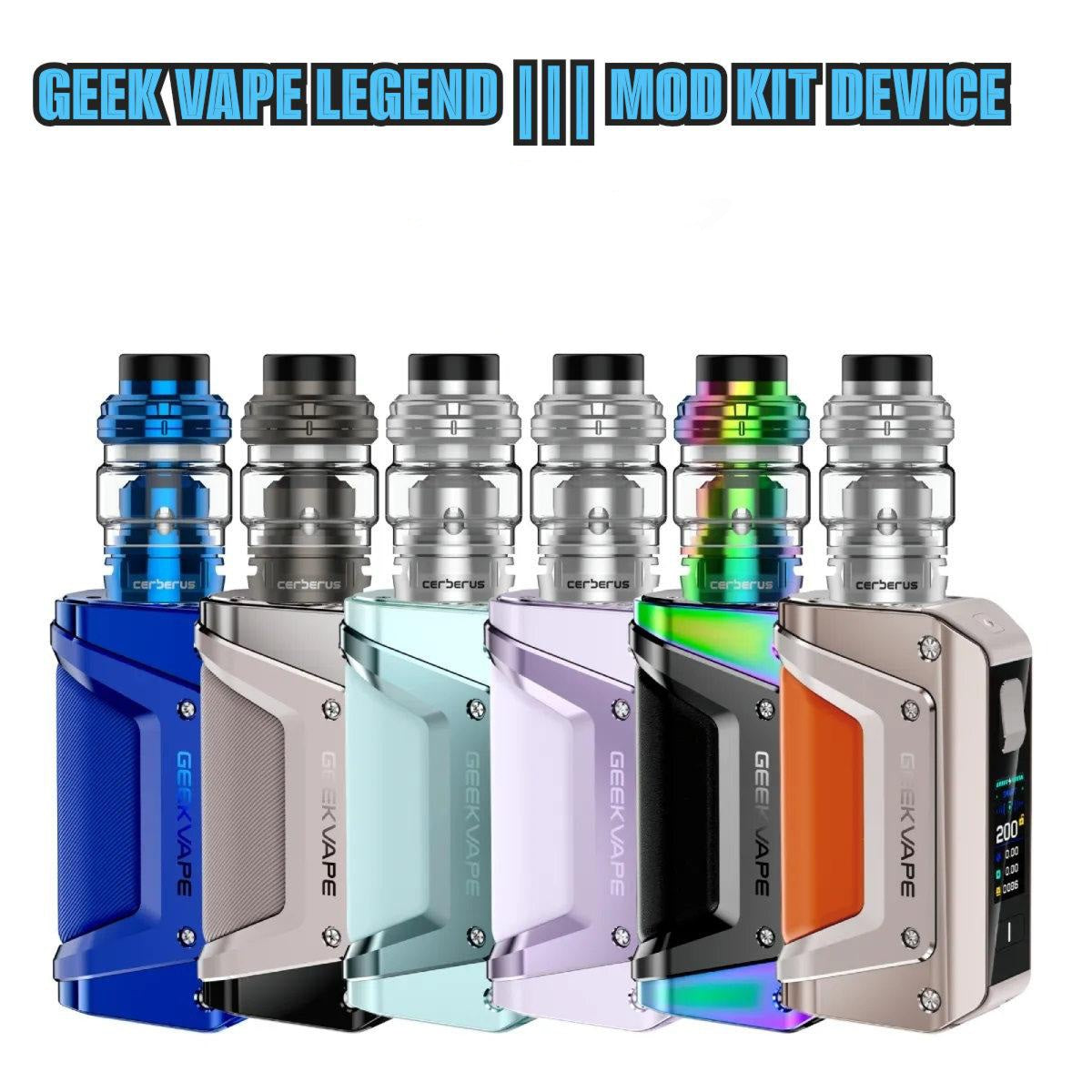 GeekVape Aegis Legend 3 200W Vape Mod Kit | Z Fli Tank & Advanced Smart Technology by Vexora UAE
⭐⭐⭐⭐⭐